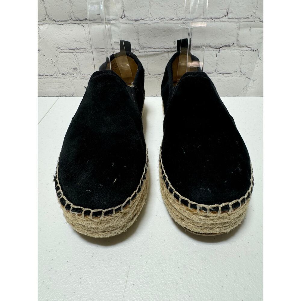Sam Edelman Carrion Black Suede Espadrille Platform Slip On Shoes Womens 6.5 - Picture 2 of 10